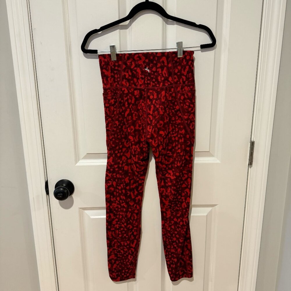 Red Cheetah Print Joy Lab Workout Leggin - Size Small - Picture 5 of 5